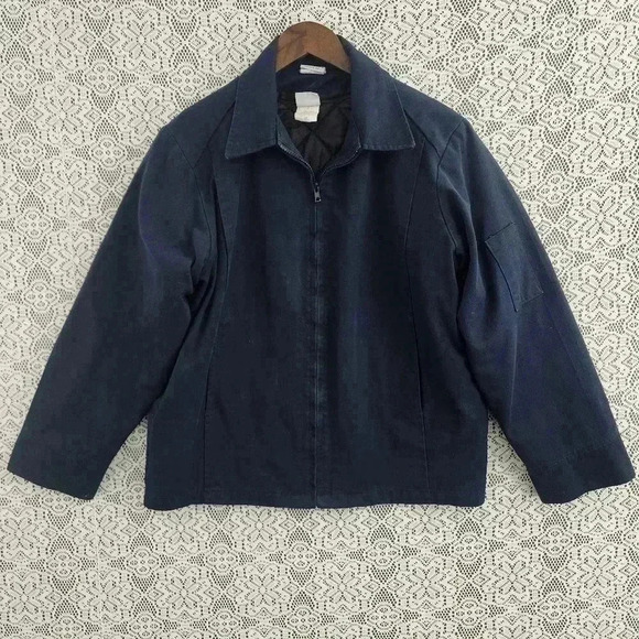 Postal approved Jackets & Blazers - Vintage Postal Approved *USA *Full Zip Quilted Lined Work Jacket Women's XL